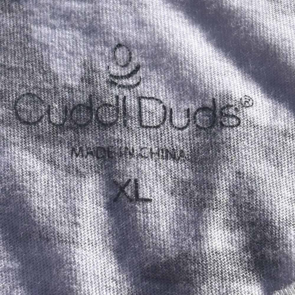 Cuddle Duds Tye Dye Dress Woman’s Sz XL Black Gray White Comfy - Picture 8 of 11